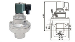 袋式1寸淹沒(méi)式脈沖閥 袋式1寸淹沒(méi)式脈沖閥