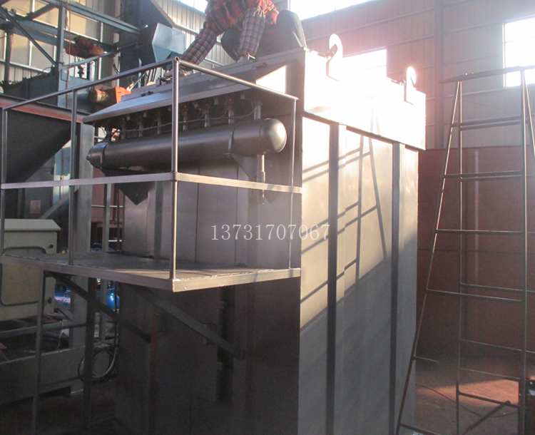 陜西寶雞磚機設備配套120袋除塵器發(fā)貨 陜西寶雞磚機設備配套120袋除塵器發(fā)貨