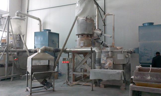 河北雄縣PVC混料機(jī)、擠出機(jī)除塵系統(tǒng)除塵器已交付使用