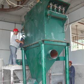 山東青島蔡經(jīng)理定購(gòu)的膩?zhàn)臃?、外墻涂料車間除塵器已發(fā)貨